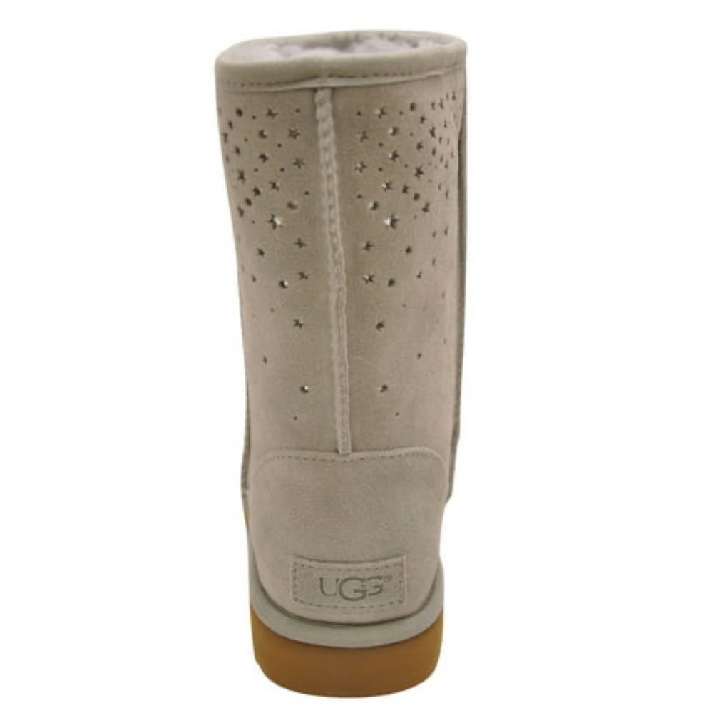 UGG • Seal Gray Gleaming Stargirl Classic Boots - Picture 7 of 10